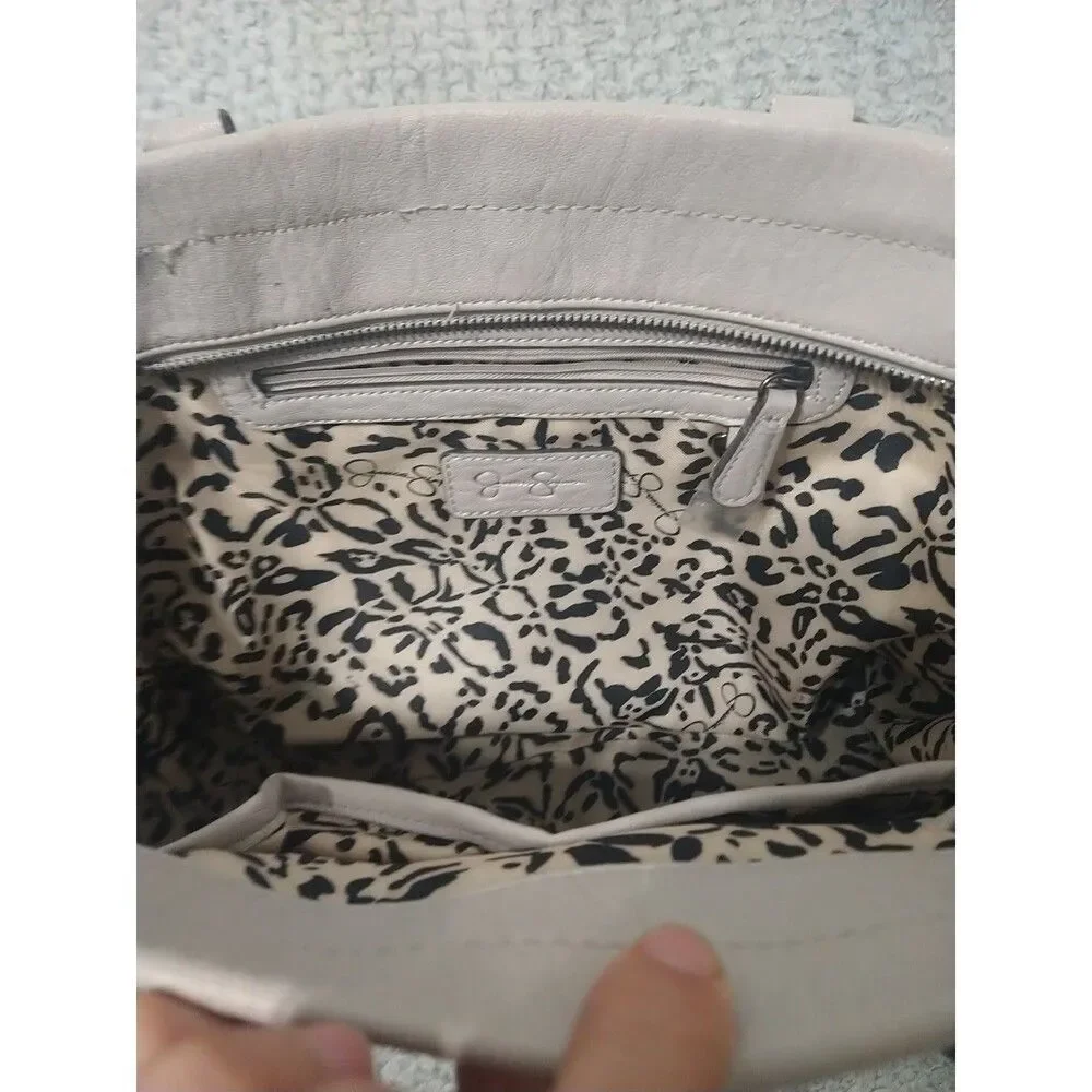 Jessica Simpson Handbag Gray Pewter Embellishment Boho